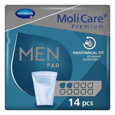 Molicare Premium Men Pad 2 Tropfen 14 szt. od PAUL HARTMANN AG PZN 13982499