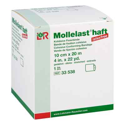 Mollelast haft latexfrei 10cmx20m gedehnt weiss 1 szt. od Lohmann & Rauscher GmbH & Co.KG PZN 09886181