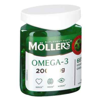 Moller's Omega-3 2000 mg kapsułki 