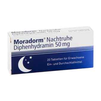 Moradorm Difenhydramina 50 mg tabletki 20 szt. od Apotheker Walter Bouhon GmbH PZN 10946126
