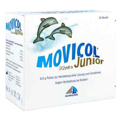 Movicol Junior czekoladowy proszek w saszetkach 30X6.9 g od Norgine GmbH PZN 09086865