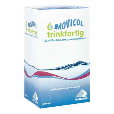 Movicol trinkfertig 25 ml Beutel Lösung zur, zum einnehmen 10 szt. od Norgine GmbH PZN 11163952