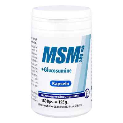 Msm 500 mg+Glucosamine Kapseln 180 szt. od Pharma Peter GmbH PZN 12365563