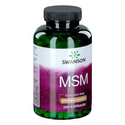 MSM Swanson kapsułki 250  od SWANSON HEALTH PRODUCTS PZN 08306125