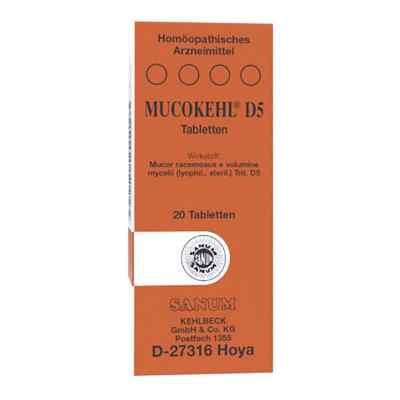 Mucokehl D 5 tabletki 20 szt. od SANUM-KEHLBECK GmbH & Co. KG PZN 04548953