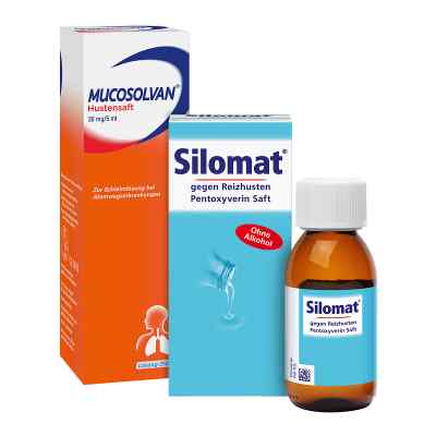Mucosolvan Hustenlöser plus Silomat Hustenstiller zestaw