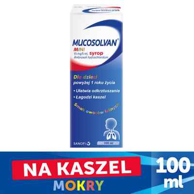 Mucosolvan mini syrop 100 ml od DELPHARM REIMS S.A.S. PZN 08301497