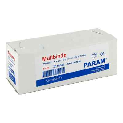 Mullbinden 4cm o.Cellophan 20 szt. od Param GmbH PZN 03855423