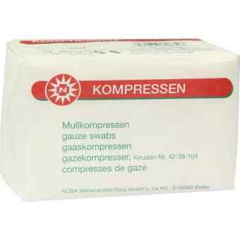 Mullkompressen 7,5x7,5cm 8-fach unsteril 100 szt. od NOBAMED Paul Danz AG PZN 07099668