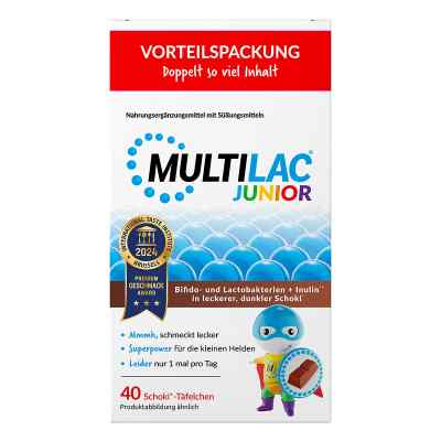 Multilac Junior synbiotyk w tabletkach do ssania 40 szt. od Unilab GmbH PZN 19063061