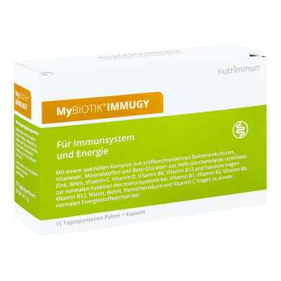 Mybiotik Immugy Zestaw kombinowany 15x2 g+30 Kapsułki 1 szt. od nutrimmun GmbH PZN 16537423