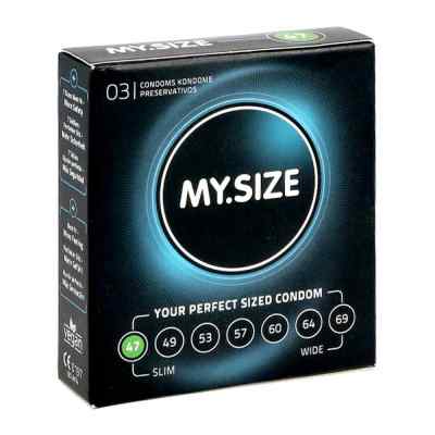 Mysize 47 Kondome 3 szt. od IMP GmbH International Medical P PZN 10117223