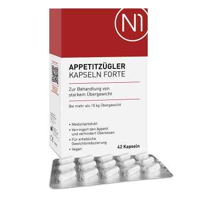 N1 Kapsułki zmniejszające apetyt Forte 42 szt. od pharmedix GmbH PZN 18295958