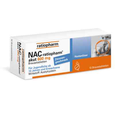 NAC ratiopharm akut 600mg lek na kaszel w tabletkach 10 szt. od ratiopharm GmbH PZN 06322992