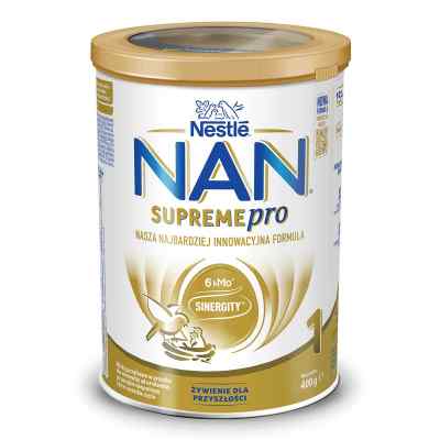 NAN Supreme Pro 1 mleko początkowe 400 g od NESTLE PZN 08305941