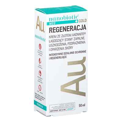 Nanobiotic Med+ Gold Skin Repair Krem ze złotem axonnite 50 ml od  PZN 08305067