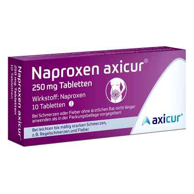 Naproxen axicur 250 mg tabletki 10 szt. od axicorp Pharma GmbH PZN 14412114