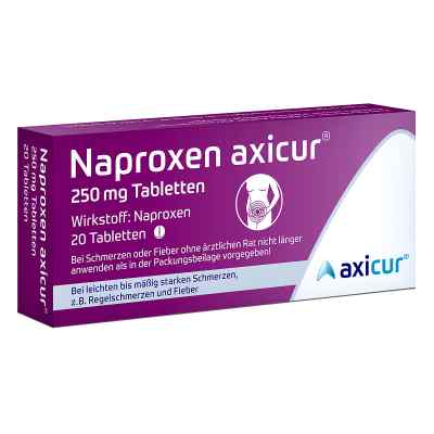 Naproxen axicur 250 mg tabletki 20 szt. od axicorp Pharma GmbH PZN 14412120