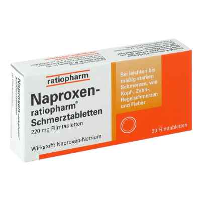 Naproxen ratiopharm Schmerztabl. Filmtabl. 20 szt. od ratiopharm GmbH PZN 02220332