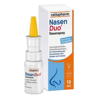 Nasenduo spray do nosa 10 ml od ratiopharm GmbH PZN 12521543