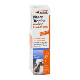 Nasentropfen ratiopharm Erwachs.konservier.frei 10 ml od ratiopharm GmbH PZN 05006585