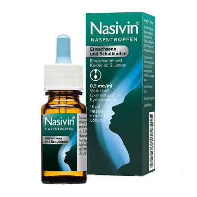 Nasivin Nasentropfen Erwachsene und Schulkinder 10 ml od Procter & Gamble GmbH PZN 13246079