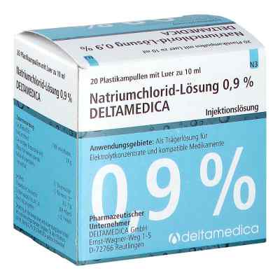 Natriumchlorid-lösung 0,9% Deltamedica Luer Pl. 20X10 ml od DELTAMEDICA GmbH PZN 17393067