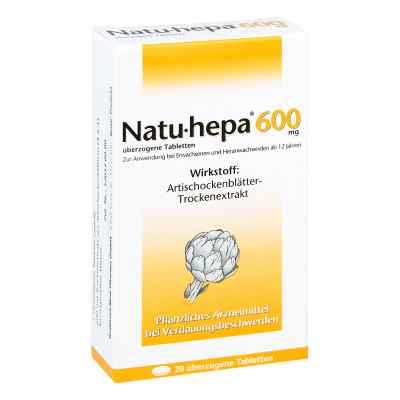 Natu Hepa 600 mg ueberzogene Tabl. 20 szt. od Rodisma-Med Pharma GmbH PZN 04774431