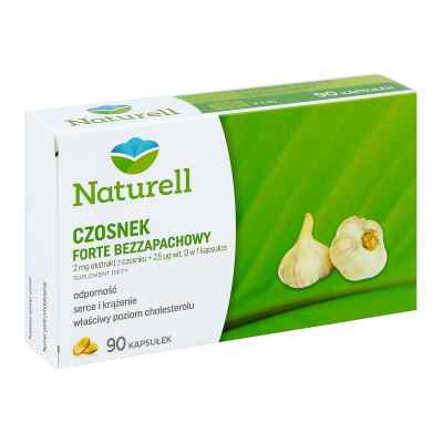 Naturell Czosnek forte bezzapachowy kapsułki 90  od NATURELL AB PZN 08300384