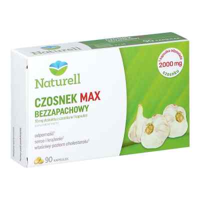 Naturell Czosnek MAX Bezzapachowy kapsułki 90  od NATURELL AB PZN 08302243