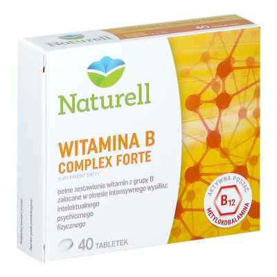 NATURELL Witamina B Complex Forte tabletki 40  od NATURELL AB PZN 08302195