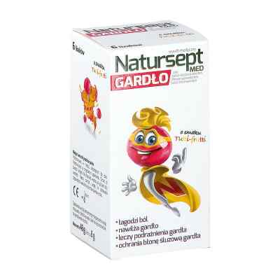Natursept Med Gardło lizaki o smaku tutti-frutti