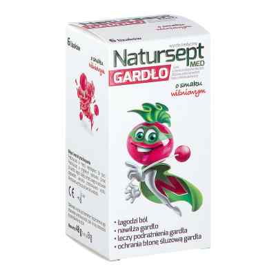 NATURSEPT MED GARDŁO Lizaki o smaku wiśniowym