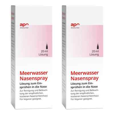 Nawilżający aerozol do nosa z wodą morską apodiscounter