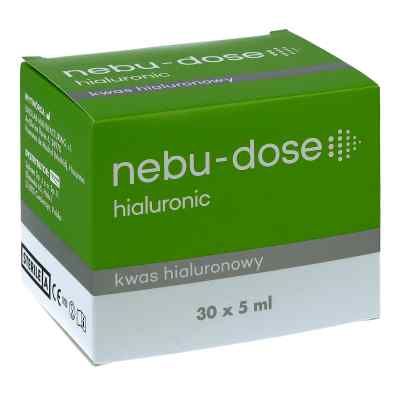 Nebu-Dose hialuronic roztwór izotoniczny do inhalacji 30 ampułek 30  od SOLINEA SP.Z O.O.,SP.KOM. PZN 08300332