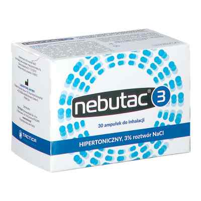 Nebutac 3 ampułki do inhalacji