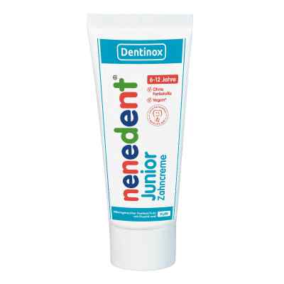 Nenedent Junior pasta do zębów 6-12 lat 75 ml od Dentinox Gesellschaft für pharmazeutische Präparat PZN 10311600
