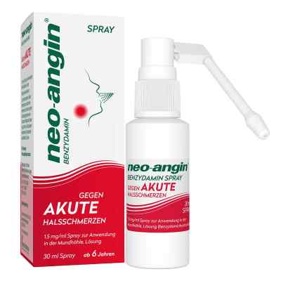 Neo-angin Benzydamin spray na ostre bóle gardła 30 ml od MCM KLOSTERFRAU Vertr. GmbH PZN 12607316