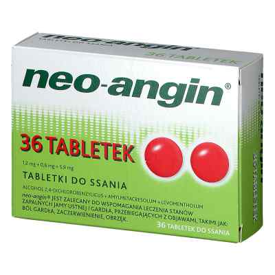 Neo-Angin tabletki do ssania 36 tabl. od DIVAPHARMA GMBH PZN 08300537
