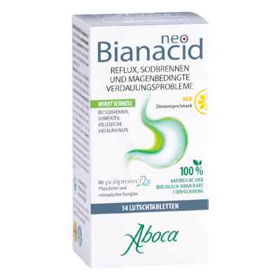 Neo Bianacid Lutschtabletten Zitronengeschmack 14 szt. od ABOCA S.P.A. SOCIETA' AGRICOLA PZN 18758714