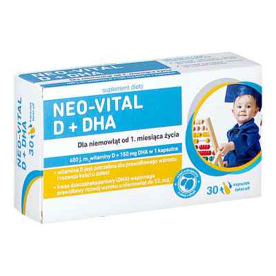 Neo-Vital D+DHA kapsułki 30 od CURTIS HEALTH CAPS S.A. PZN 08303441