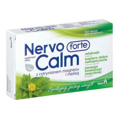 NervoCalm Forte 20  od PRZEDSIĘBIORSTWO FARMACEUTYCZNE LEK-AM SP. Z O.O. PZN 08301467