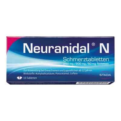 Neuranidal N tabletki 10 szt. od STADA Consumer Health Deutschland GmbH PZN 01809011