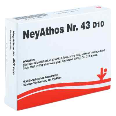 Neyathos Nr.43 D 10 ampułki 5X2 ml od vitOrgan Arzneimittel GmbH PZN 06486877