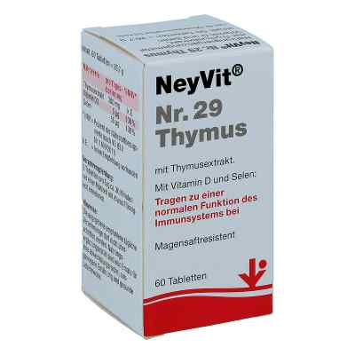 Neyvit Nummer 2 9 Thymus magensaftresistente Tabletten 60 szt. od vitOrgan Arzneimittel GmbH PZN 13421217