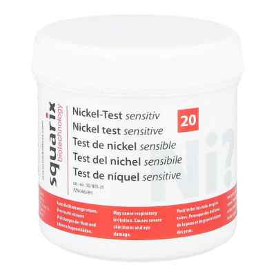 Nickel Test sensitiv 20 szt. od Squarix GmbH PZN 00465495
