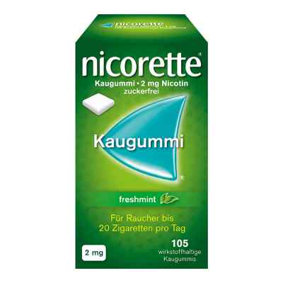 Nicorette 2 mg Freshmint Kaugummi 105 szt. od Johnson & Johnson GmbH (OTC) PZN 03643425