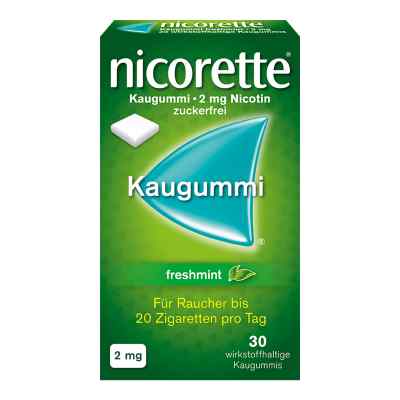 Nicorette 2 mg Freshmint Kaugummi 30 szt. od Johnson & Johnson GmbH (OTC) PZN 03643419