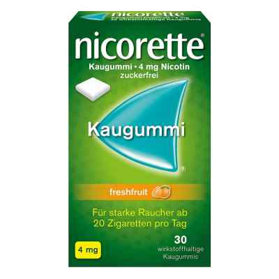 Nicorette 4 mg Freshfruit Kaugummi 30 szt. od Johnson & Johnson GmbH (OTC) PZN 01640807