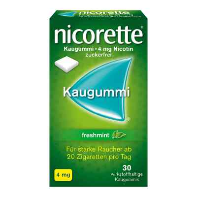 Nicorette 4 mg Freshmint Kaugummi 30 szt. od Johnson & Johnson GmbH (OTC) PZN 03643448